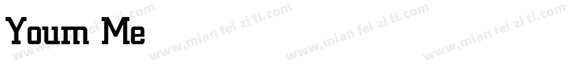 Youm Medium字体转换